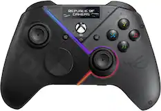 Front. ASUS - ROG Raikiri Pro Wireless Controller for ROG Ally - Black.