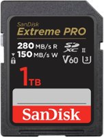 SanDisk - Extreme Pro 1TB SDXC UHS-II V60 Memory Card - Front_Zoom