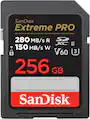 SANDISK - 256GB Extreme PRO SDXC UHS-II V60 Memory Card, R/W up to 280/150MB/s