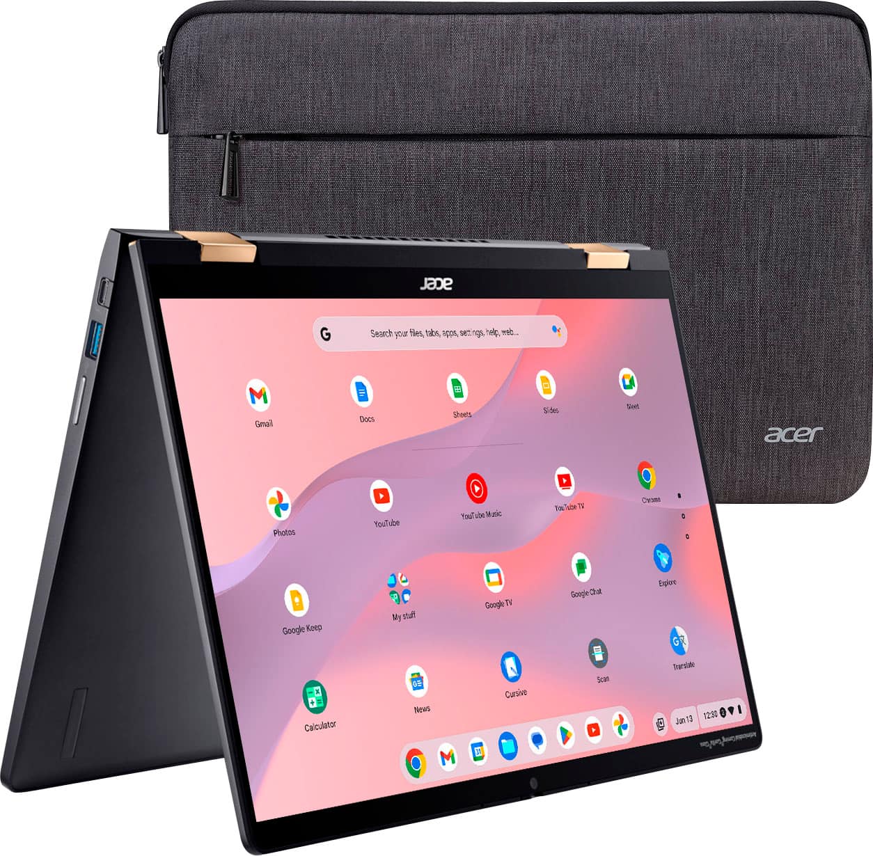 Acer – Chromebook Spin 714 Intel Evo Laptop – 14″ 16:10 WUXGA 1920 x 1200 Touch – Intel Core i5-1335U – 8GB RAM – 256GB SSD – Steel Gray Sansujyuku sansujyuku.com