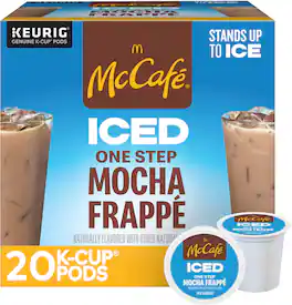 McCafe - Iced One Step Mocha Frappe K Cup Pods 20ct