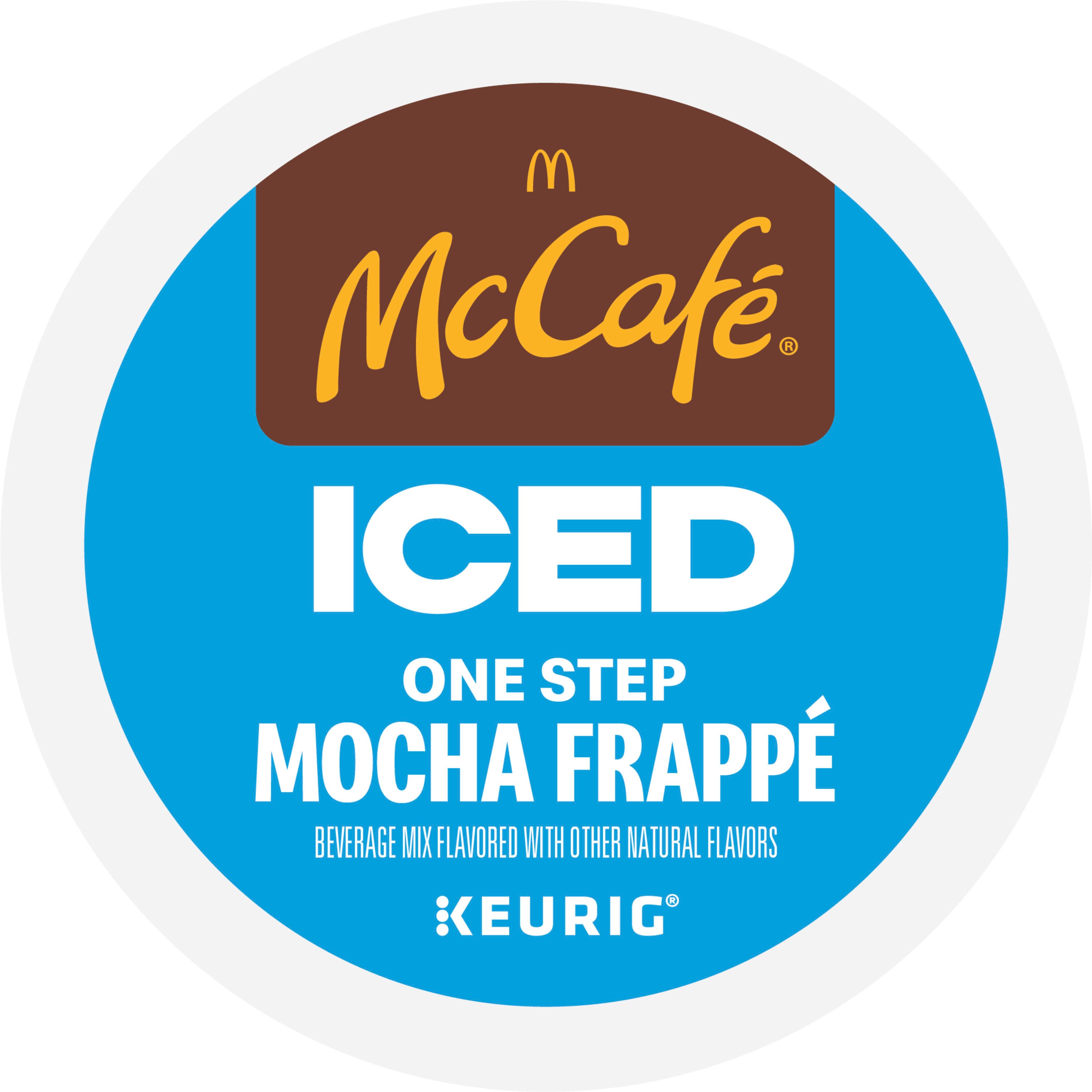Left. McCafe - Iced One Step Mocha Frappe K Cup Pods 20ct.