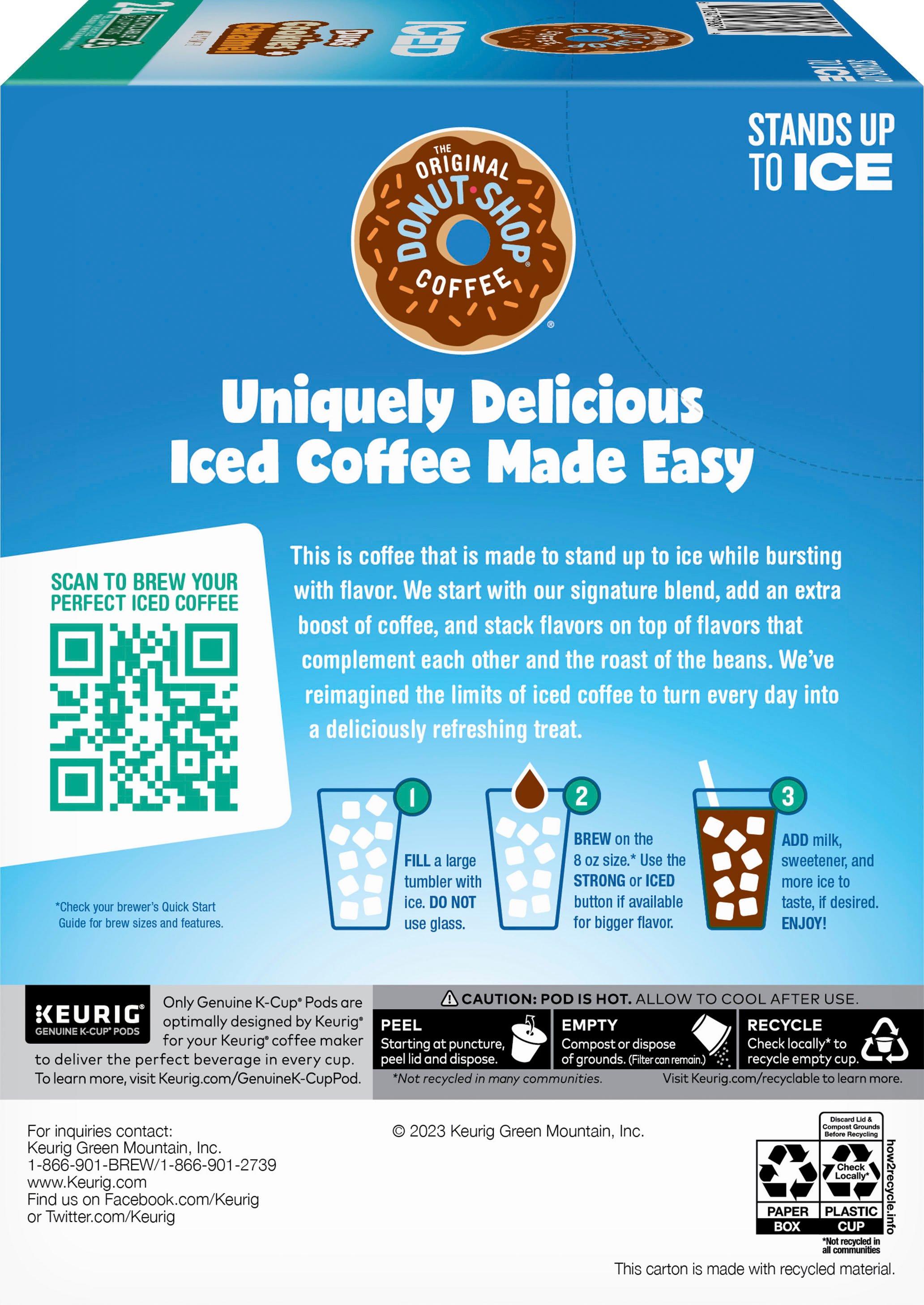 Best Buy: Keurig Donut Shop Sweet & Creamy Iced Coffee K-Cups (16-Pack)  8450-016