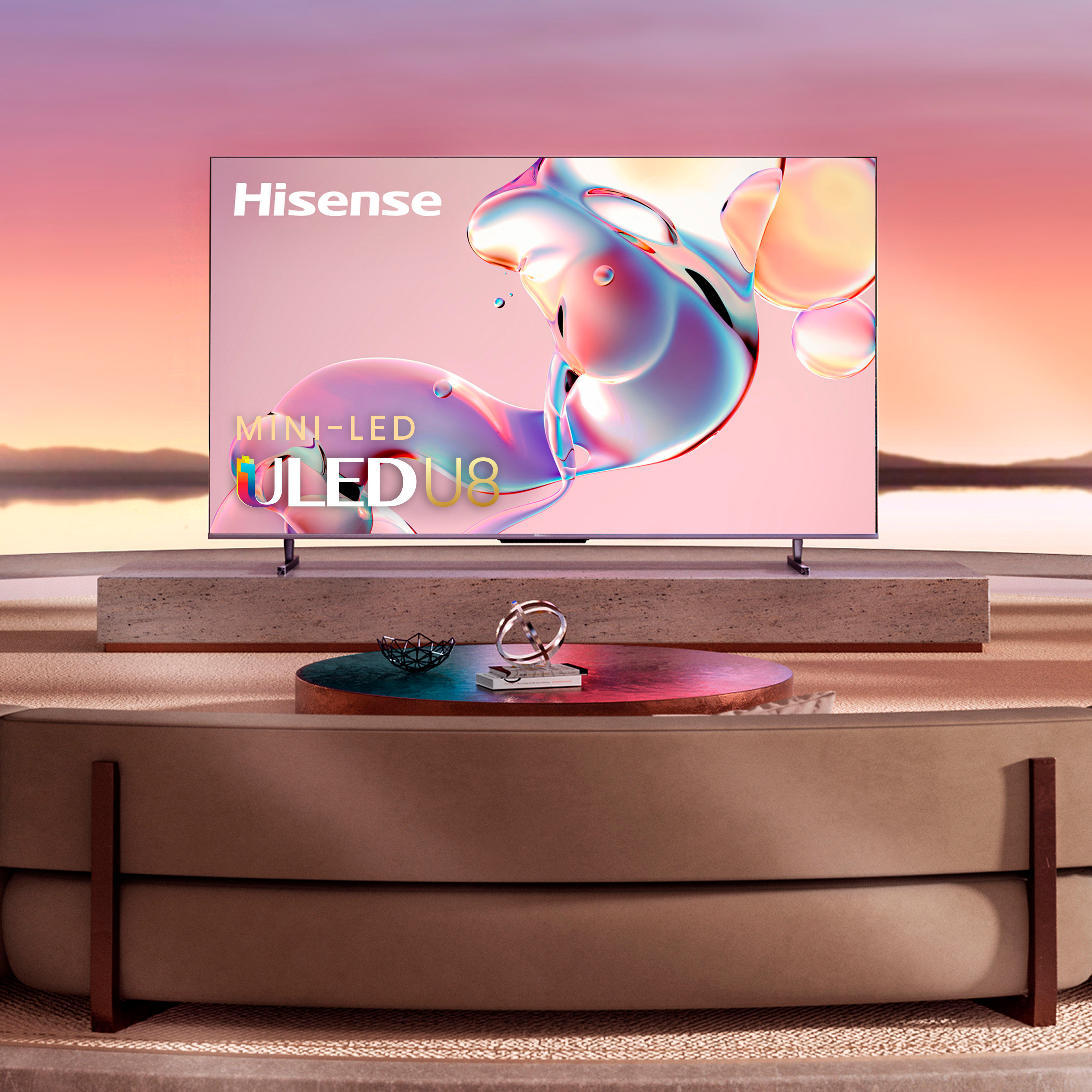 TV 65 MiniLED Hisense 65U8KQ  4K 120Hz, FALD, HDR10+, HDMI 2.1