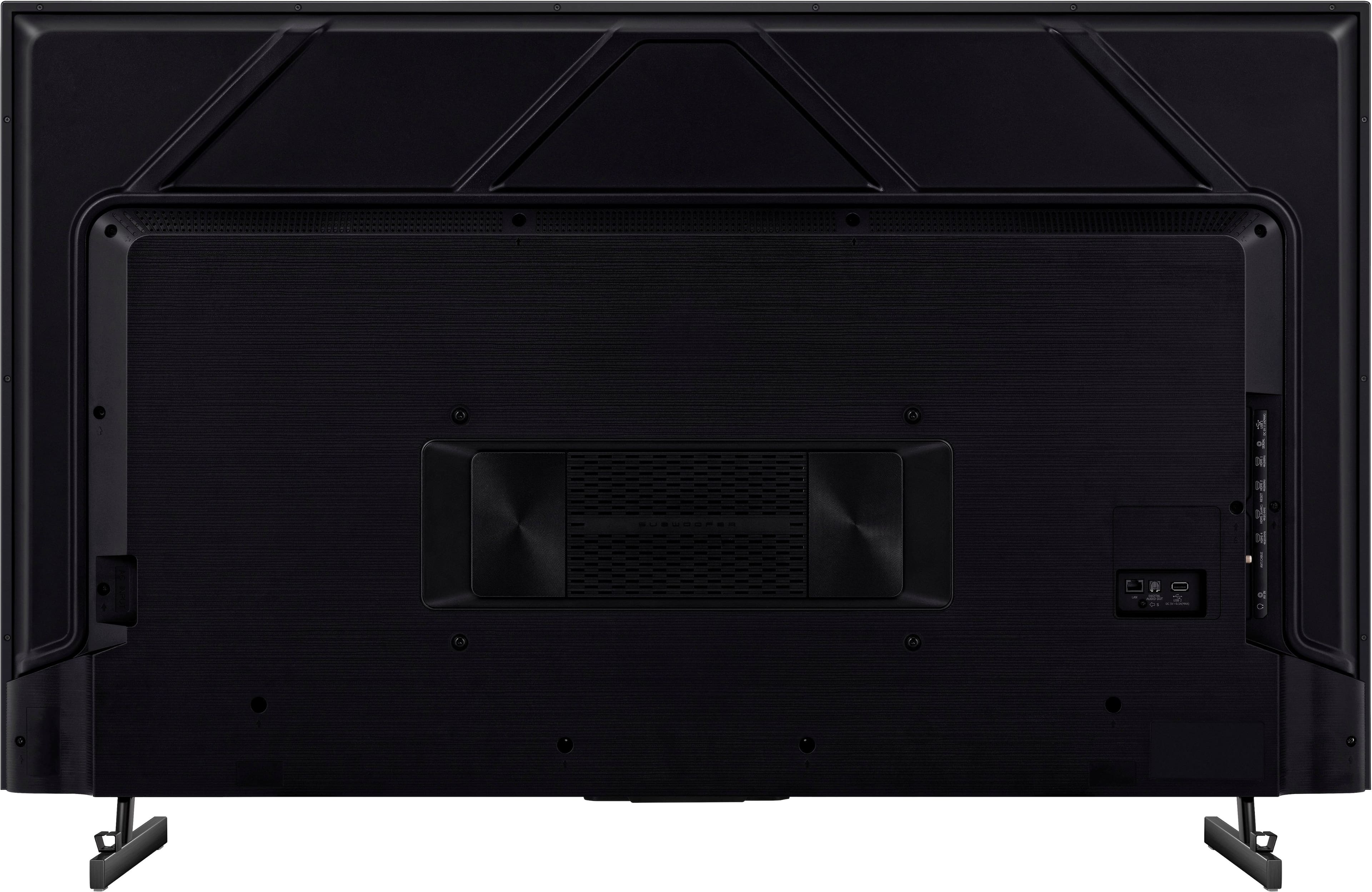 Back. Hisense - 55" Class U7 Series Mini-LED QLED 4K UHD Smart Google TV - Black.