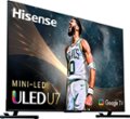 Left. Hisense - 55" Class U7 Series Mini-LED QLED 4K UHD Smart Google TV - Black.