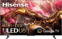 Hisense - 75" Class U6 Series Mini-LED QLED 4K UHD Smart Google TV - Front_Zoom