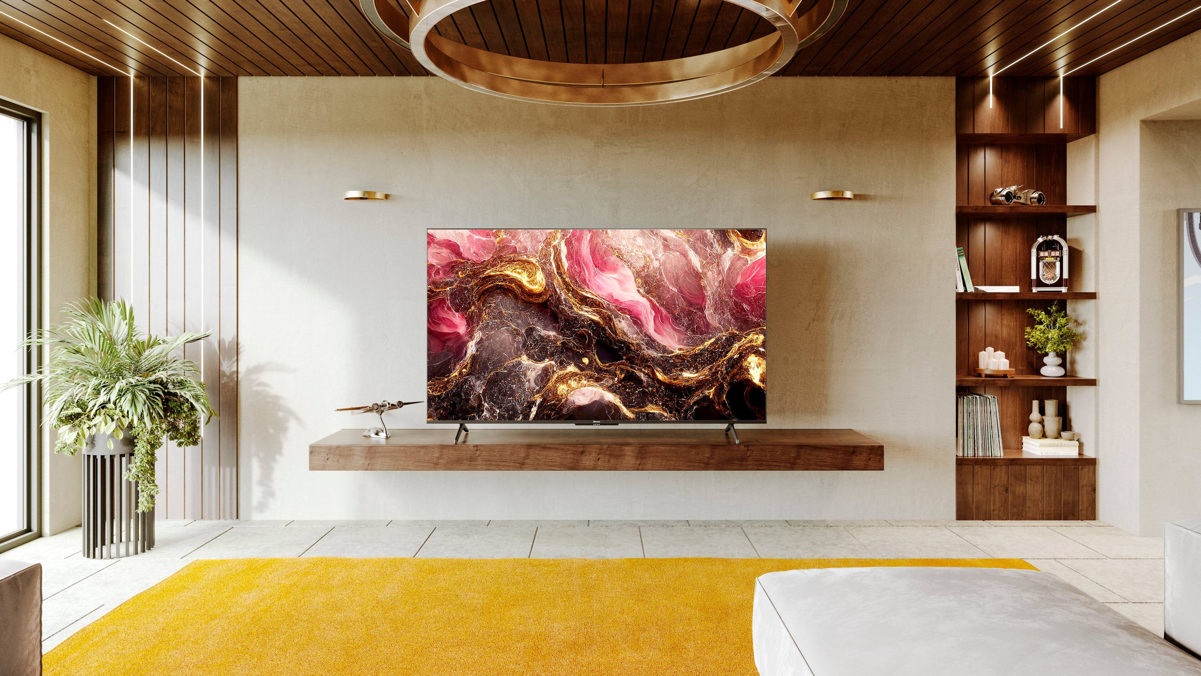 Alt View 11. Hisense - 75" Class U6 Series Mini-LED QLED 4K UHD Smart Google TV - Black.