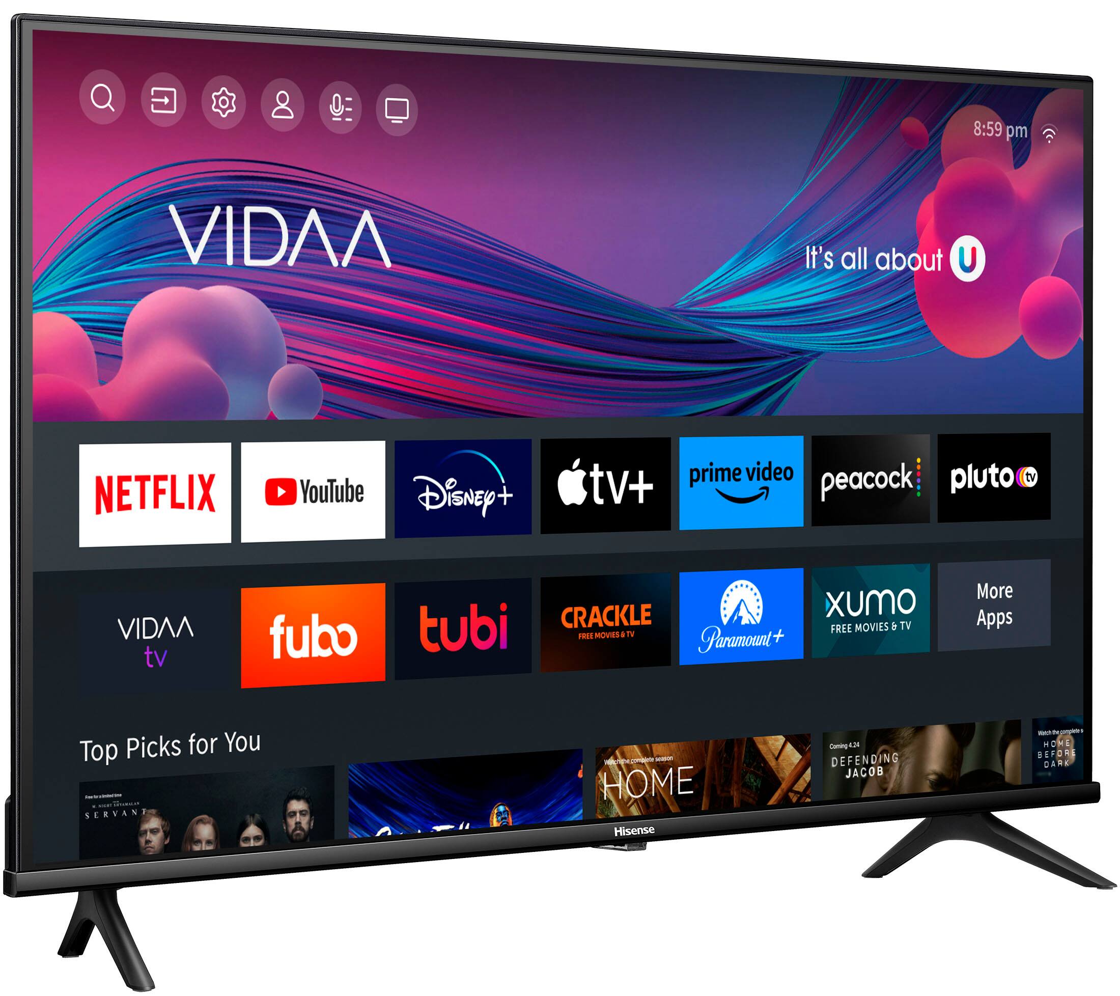 Hisense 43 Class A4 Series LED Full HD 1080P Smart Vidaa TV 43A4KV 