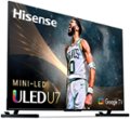Left. Hisense - 65" Class U7 Series Mini-LED QLED 4K UHD Smart Google TV - Black.