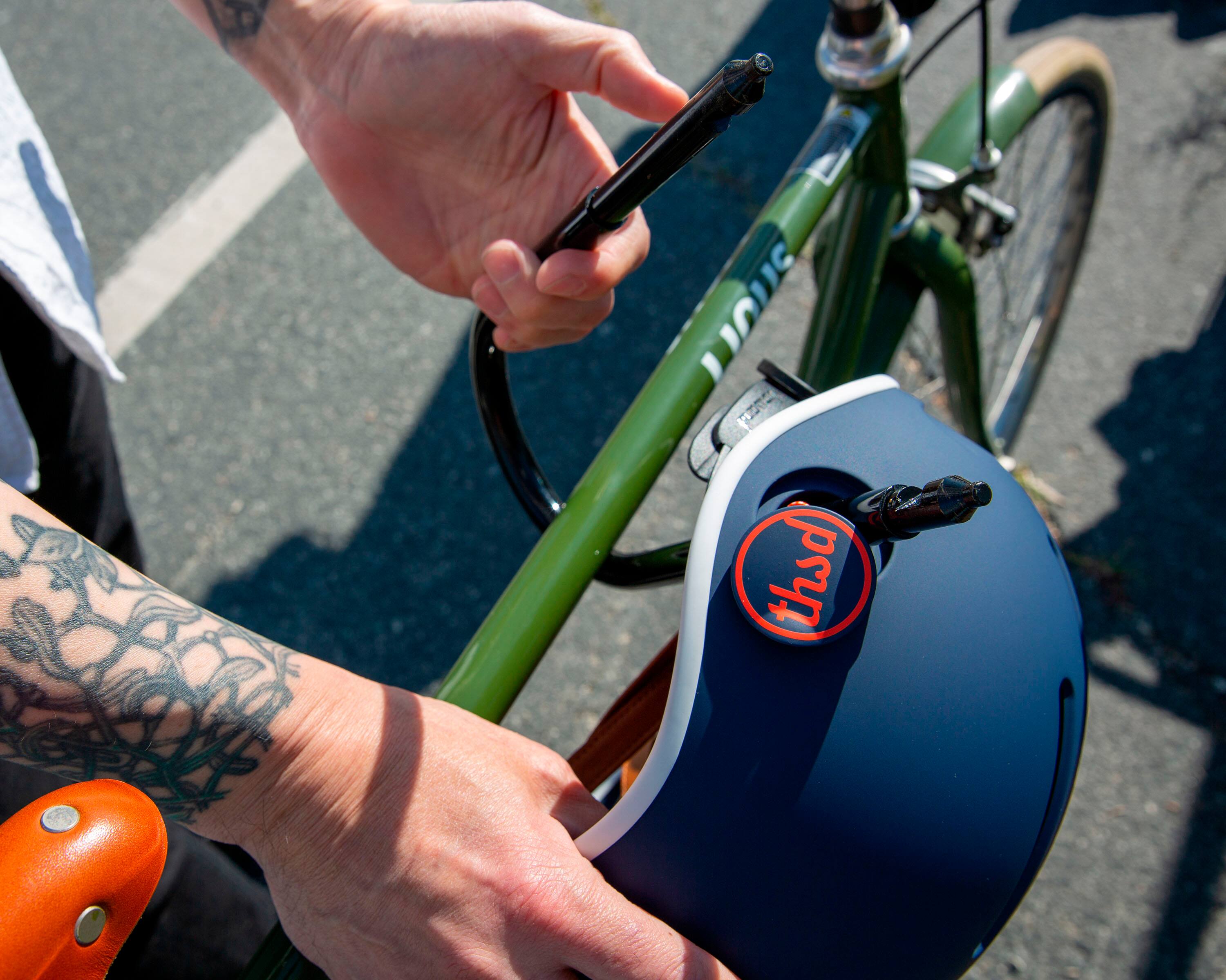 Alt View 17. Thousand - Heritage 2 Bike and Skate Helmet - Navy.