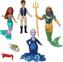 Disney - The Little Mermaid Ariel's Adventure 8.5" Dolls (6-Pack) - Front_Zoom