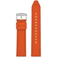 Silicone Band for Citizen CZ Smartwatch 22mm - Orange - Angle_Zoom