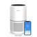 Left. Levoit - PlasmaPro 300S Smart True HEPA Smart Air Purifier - White.