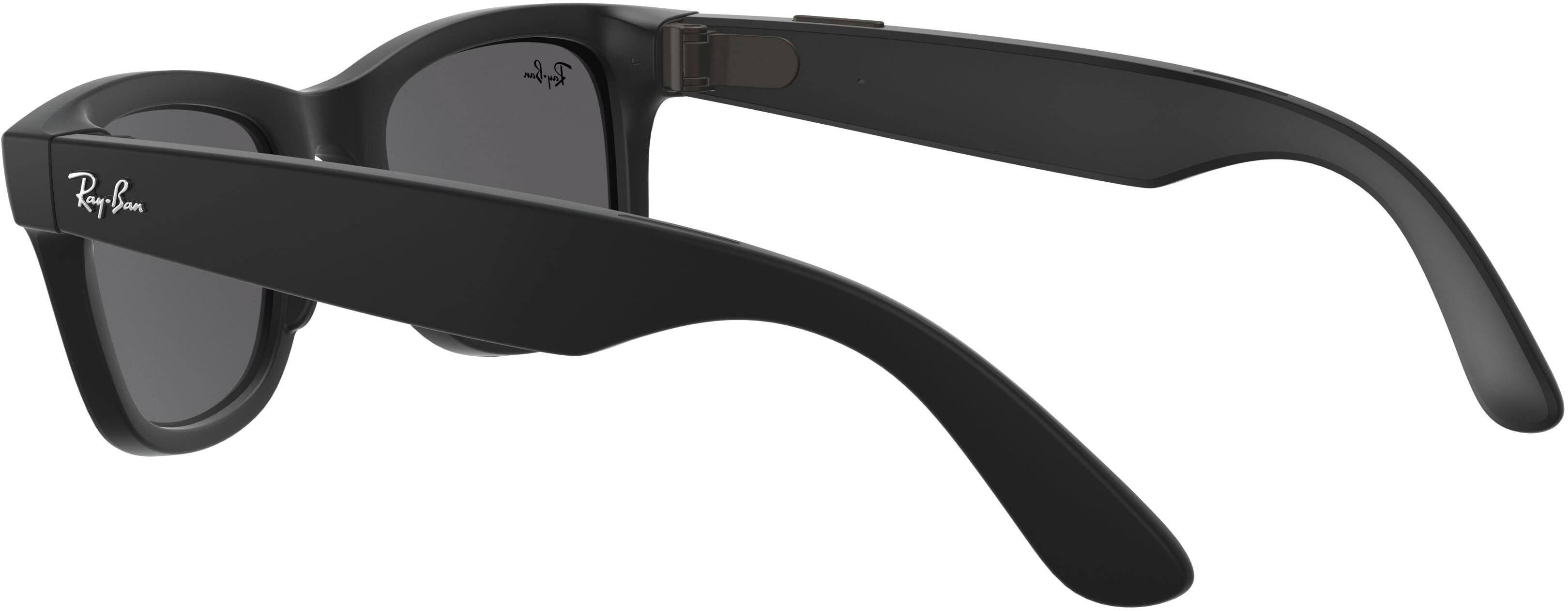 Alt View 13. Ray-Ban - RAY-BAN STORIES | WAYFARER - Matte Black/Dark Grey.