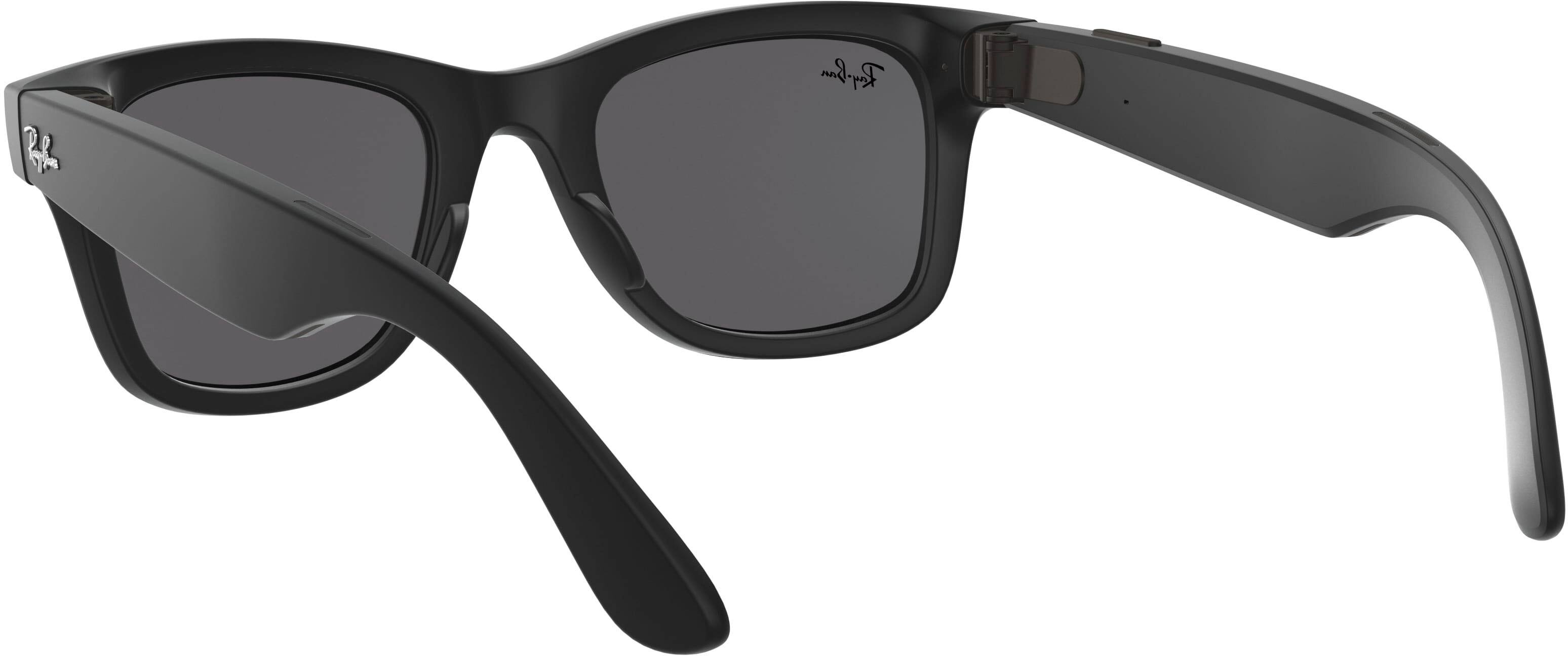 Alt View 14. Ray-Ban - RAY-BAN STORIES | WAYFARER - Matte Black/Dark Grey.
