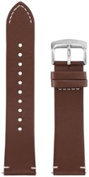 Leather Band for Citizen CZ Smartwatch 22mm - Brown - Angle_Zoom