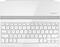 Logitech - Keyboard Cover for Apple® iPad® 2nd-, 3rd- and 4th-Generation - White/Aluminum-Front_Standard