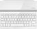 Front Standard. Logitech - Keyboard Cover for Apple® iPad® 2nd-, 3rd- and 4th-Generation - White/Aluminum.