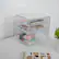 Alt View 11. Martha Stewart - Brody Set of 2 Clear Plastic Desktop Storage Boxes - 1 Single Drawer - 1 Double Drawer - Clear.
