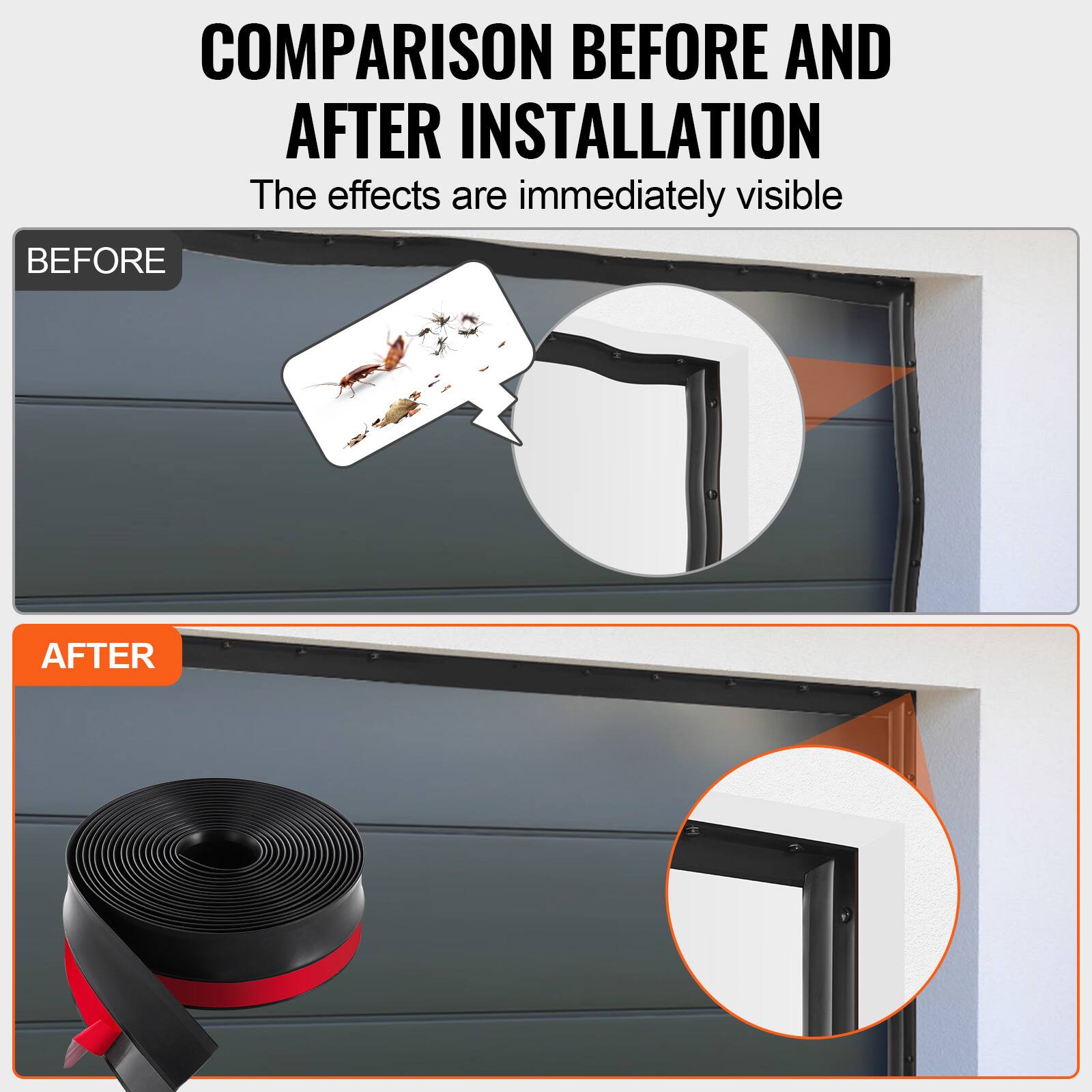 COMPARISON BEFORE AND AFTER INSTALLATION  
The effects are immediately visible  
BEFORE  
AFTER