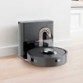 Left. Shark - Matrix Self-Emptying Robot Vacuum with Precision Home Mapping and Extended Runtime, Wi-Fi Connected - Black.