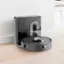 Left. Shark - Matrix Self-Emptying Robot Vacuum with Precision Home Mapping and Extended Runtime, Wi-Fi Connected - Black.