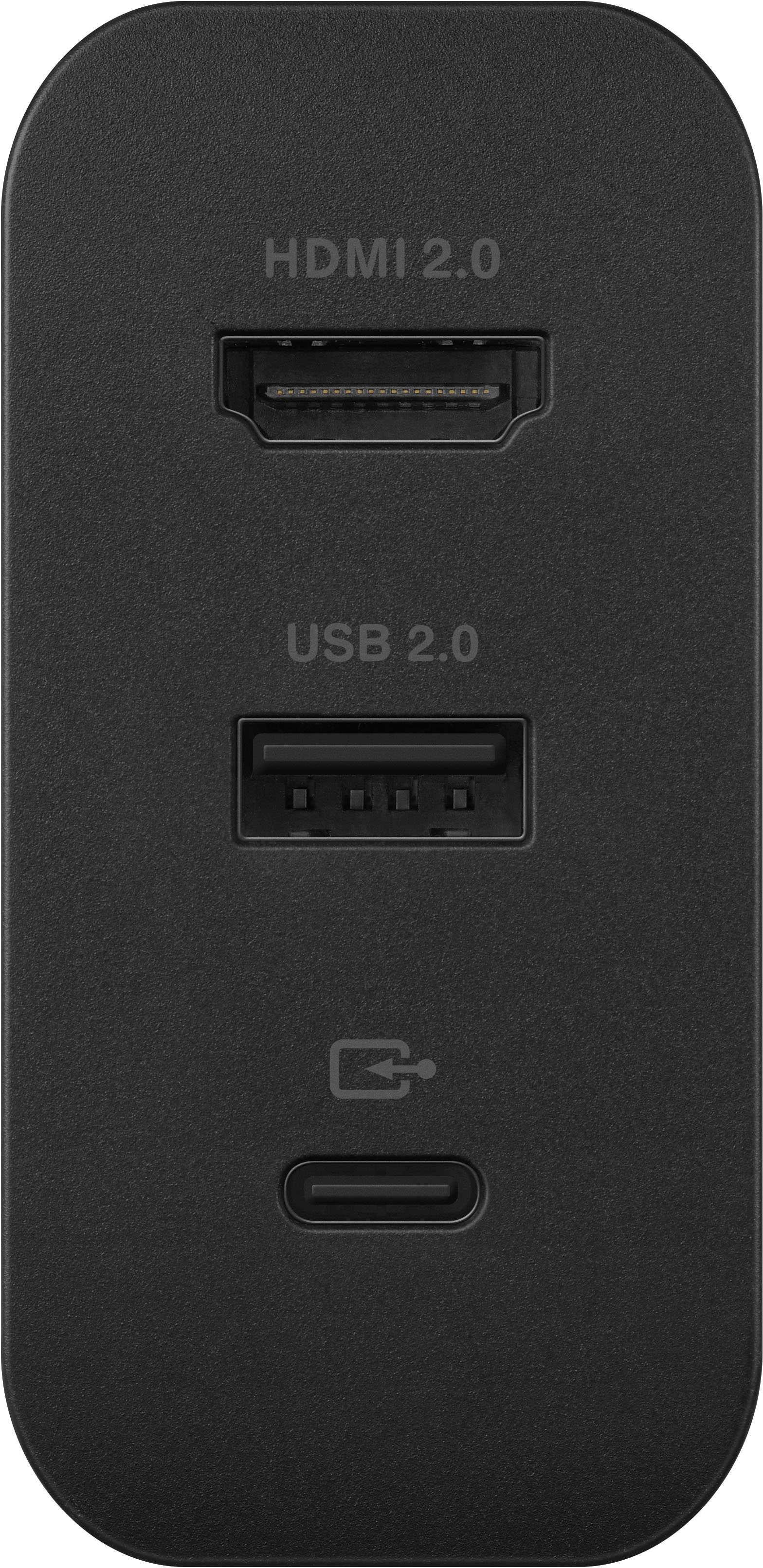 ASUS - ROG 65W Charger Dock - Supports HDMI 2.0 with USB Type-A and USB Type-C for ROG Ally - Black