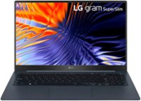 Front Zoom. LG - gram 15” OLED Laptop - Intel Evo Platform 13th Gen Intel Core i7 with 16GB RAM - 1TB NVMe SSD - Blue.
