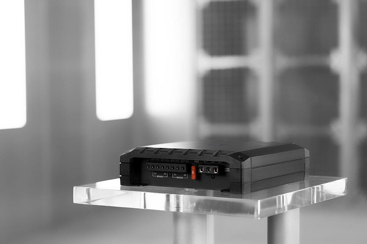 Alt View 20. Alpine - S-Series Class D Bridgeable Multichannel Amplifier with Variable Crossovers - Black.