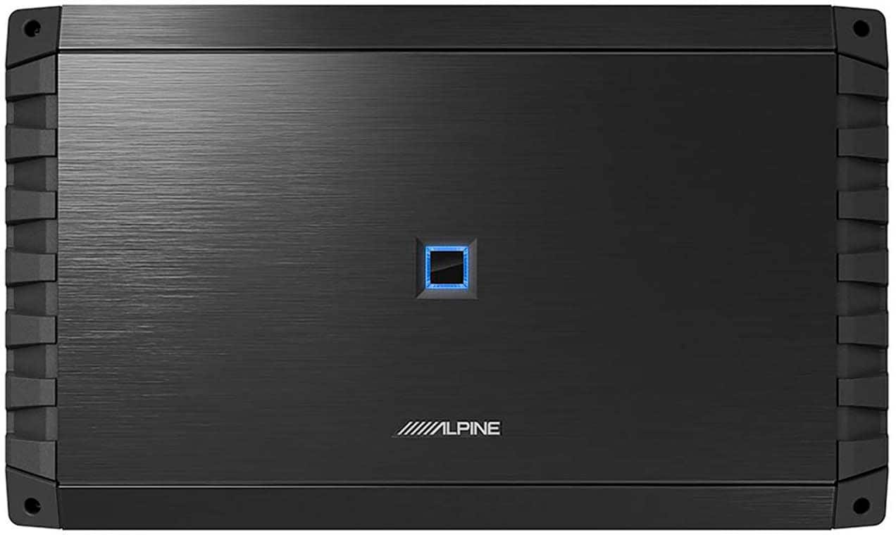Alpine - S-Series Class D Mono Amplifier with Variable Crossovers - Black - Front_Zoom