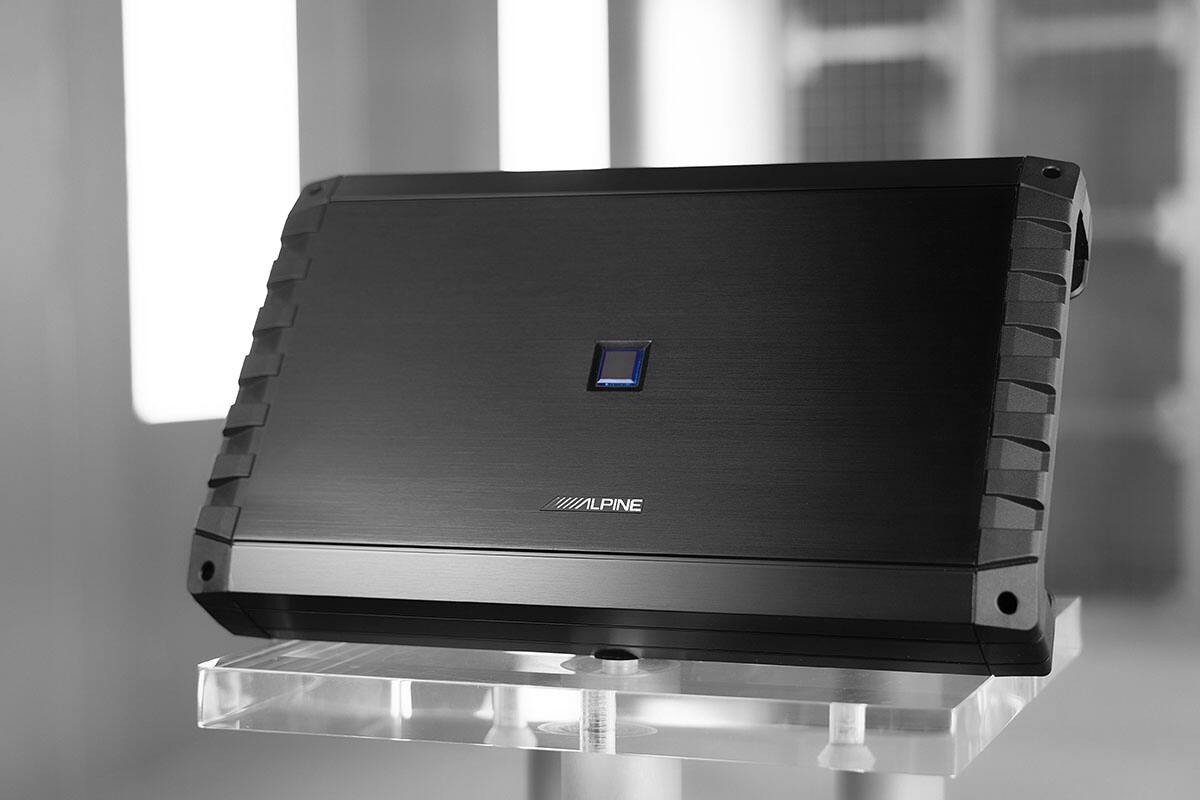 Alt View 12. Alpine - S-Series Class D Mono Amplifier with Variable Crossovers - Black.