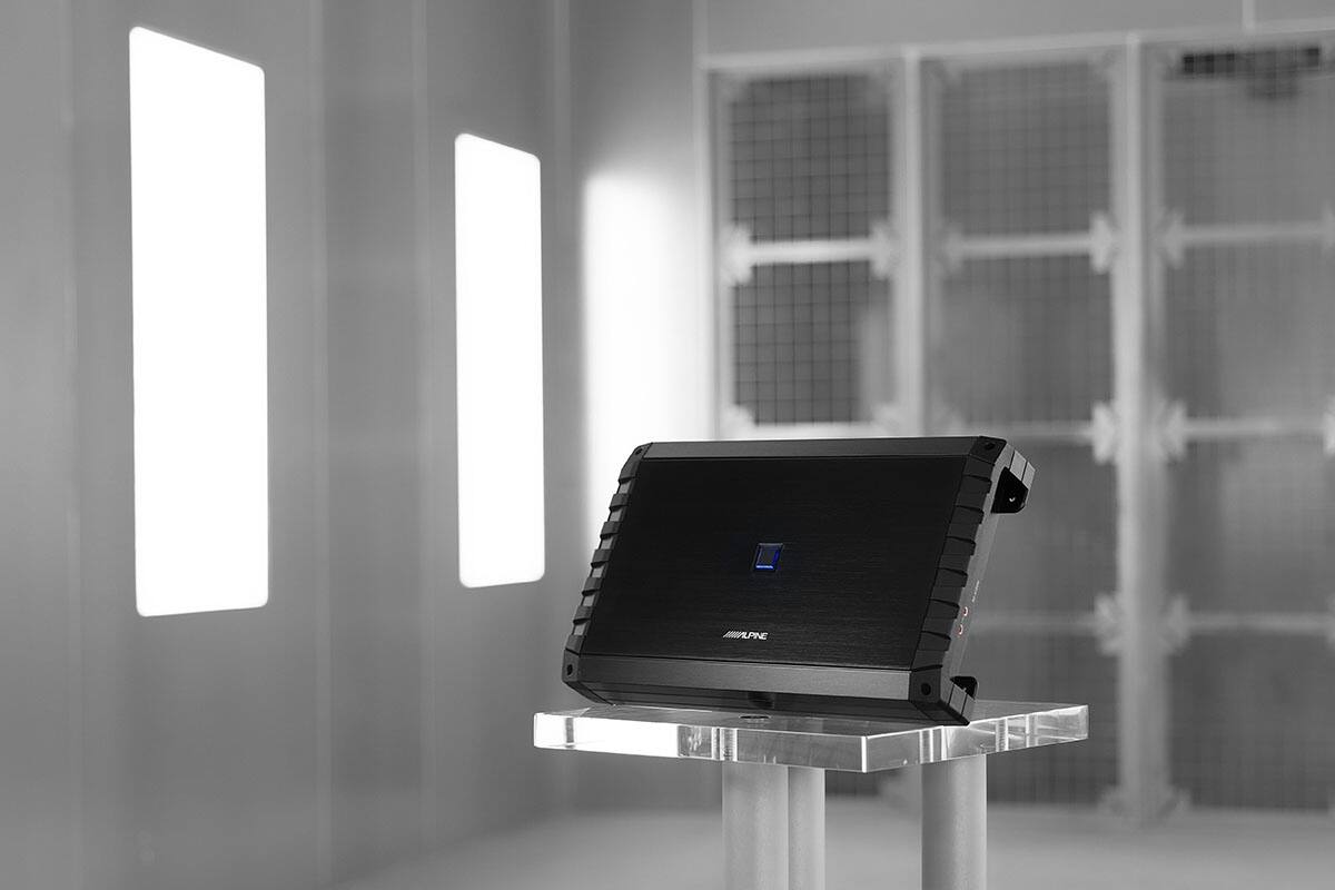 Alt View 15. Alpine - S-Series Class D Mono Amplifier with Variable Crossovers - Black.