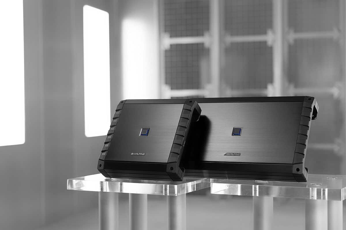 Alt View 17. Alpine - S-Series Class D Mono Amplifier with Variable Crossovers - Black.