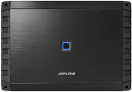 Alpine - S-Series Class D Bridgeable Multichannel Amplifier with Variable Crossovers - Black