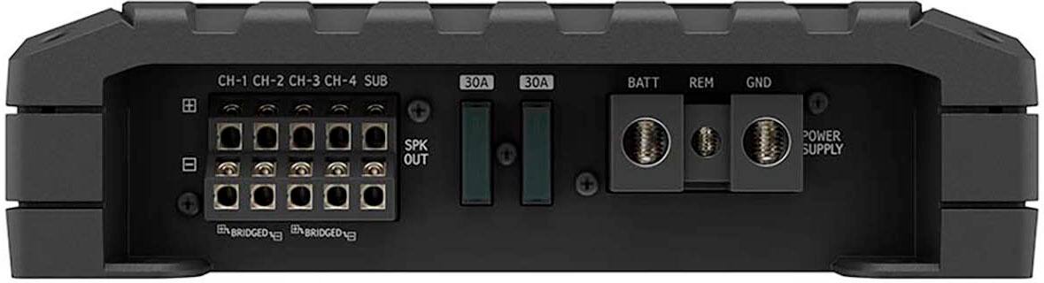 Alt View 11. Alpine - S-Series Class D Bridgeable Multichannel Amplifier with Variable Crossovers - Black.