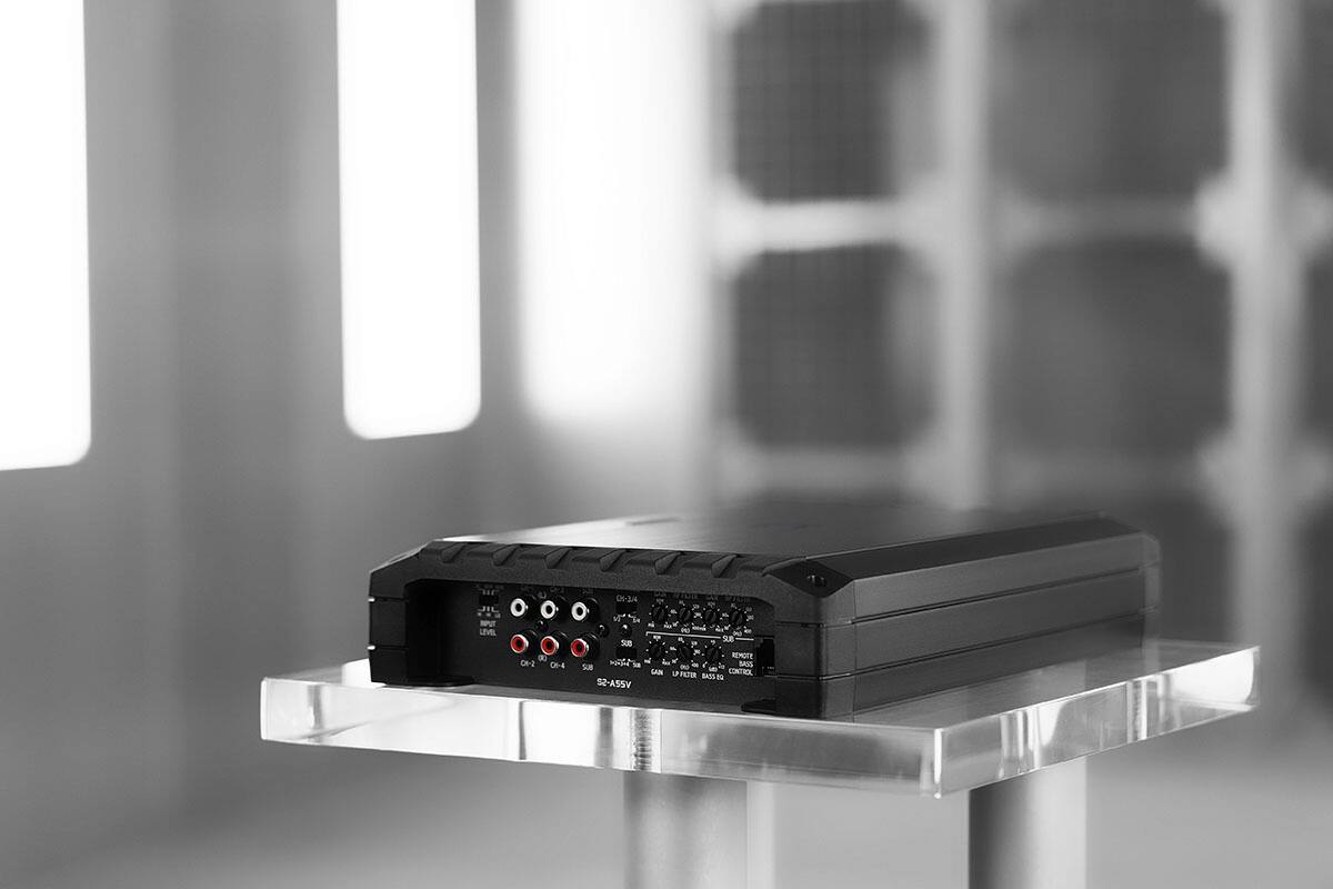 Alt View 12. Alpine - S-Series Class D Bridgeable Multichannel Amplifier with Variable Crossovers - Black.