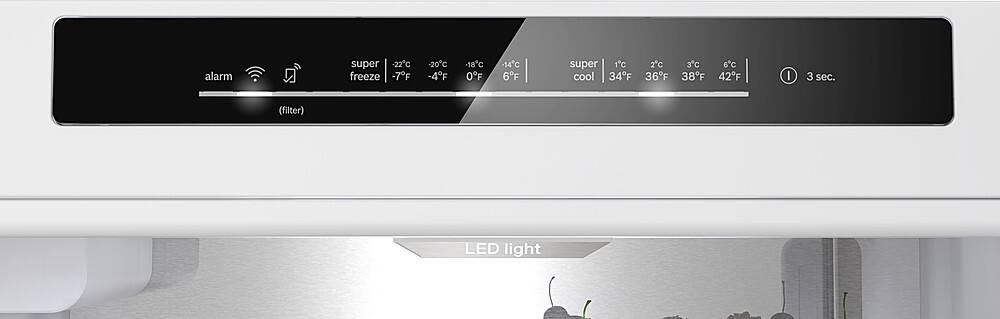 Bosch 800 Series 12.8 Cu. Ft Bottom-Freezer Counter-Depth Smart ...