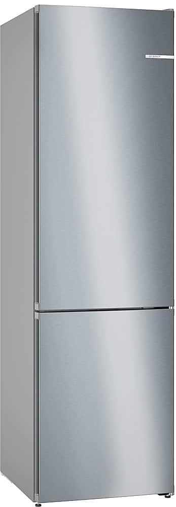 Bosch - 500 Series 12.8 Cu. Ft Bottom-Freezer Counter-Depth Smart Refrigerator - Stainless Steel - Front_Zoom