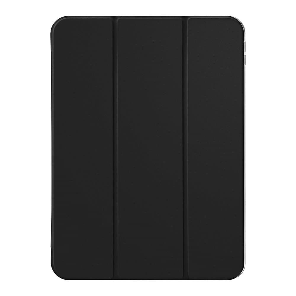 Front. Best Buy essentials™ - Folio Case for iPad 10th Gen 10.9" - Black.