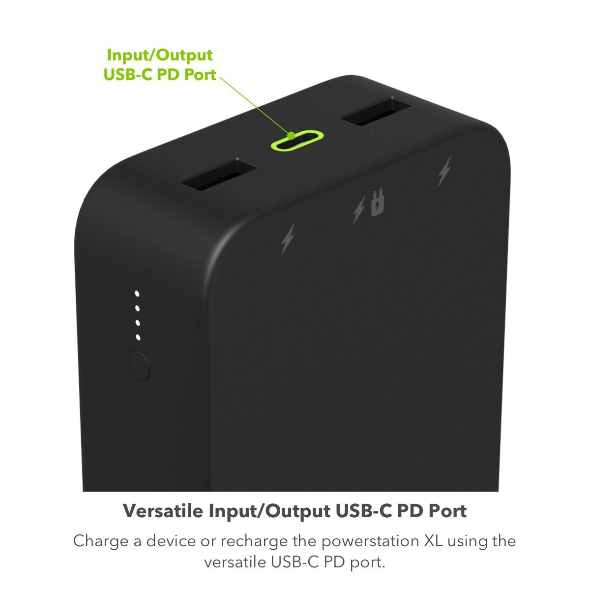 Versatile Input/Output USB-C PD Port