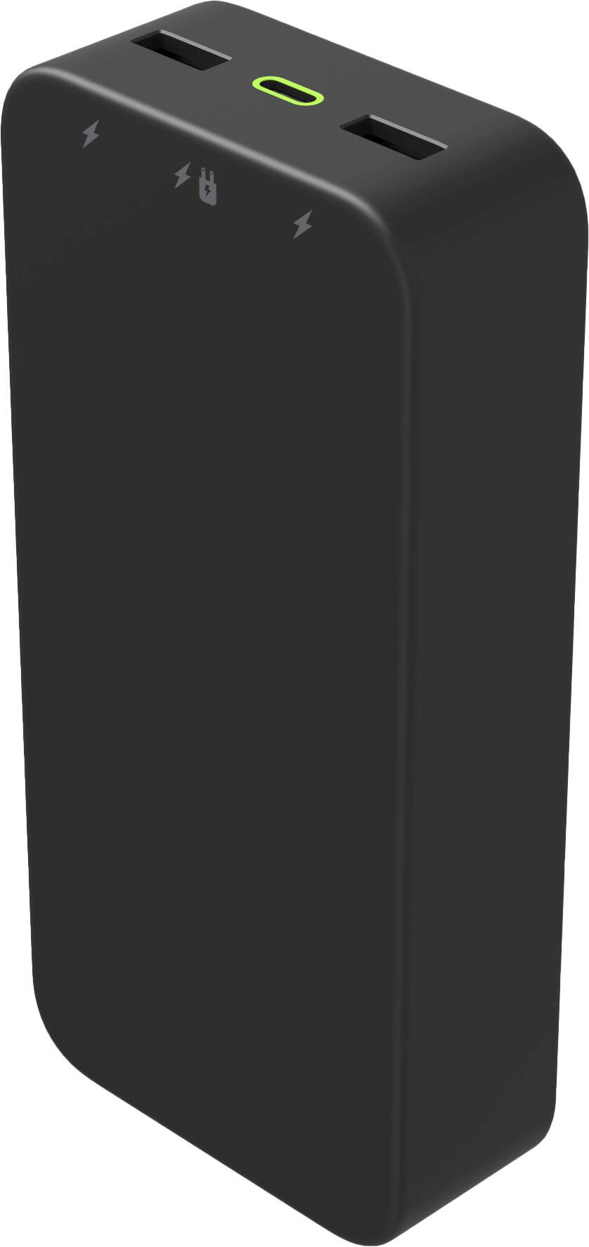 Alt View 11. mophie - Powerstation XL PD (Fast Charge) 20,000 mAh Portable Charger for Most USB-Enabled Devices - Black.
