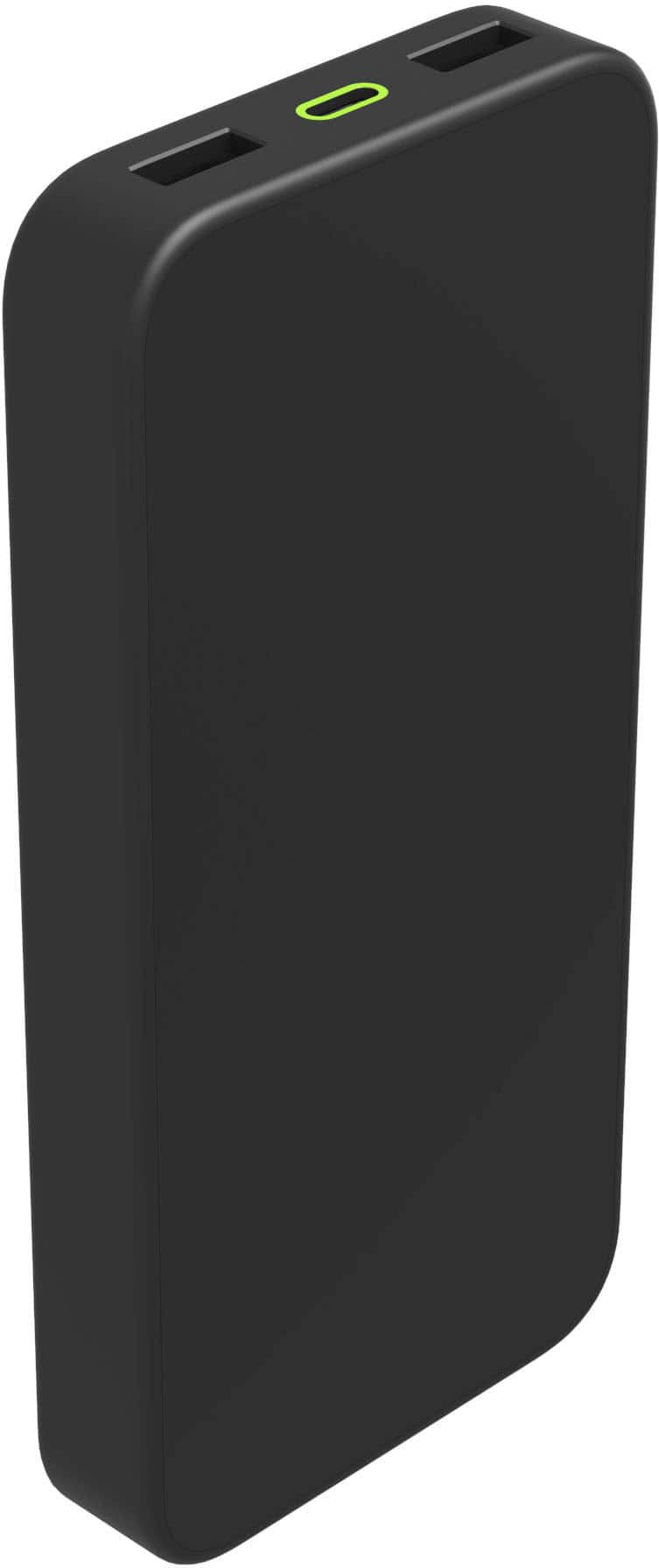 Angle. mophie - Powerstation PD (Fast Charge) 10,000 mAh Portable Charger for Most USB-Enabled Devices - Black.