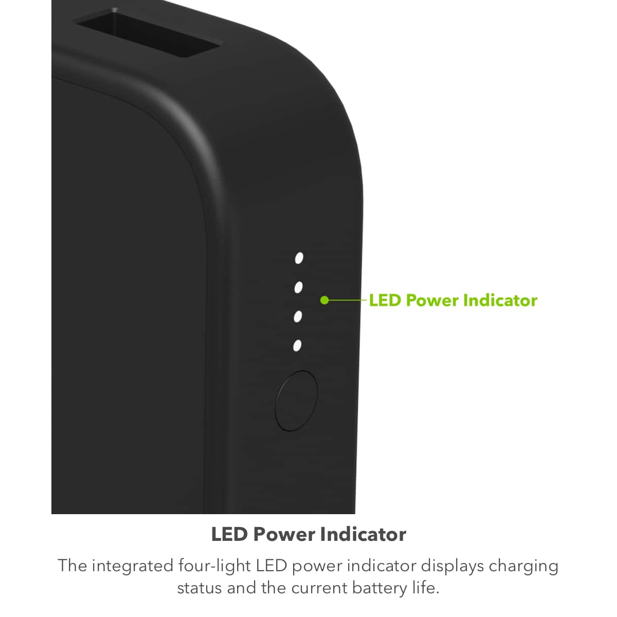 Alt View 13. mophie - Powerstation PD (Fast Charge) 10,000 mAh Portable Charger for Most USB-Enabled Devices - Black.