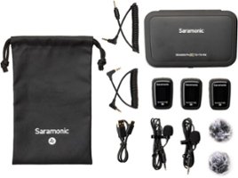 Saramonic - Blink 500 ProX B2 2-Person Wireless 2.4GHz Clip-On Microphone System with Lavaliers - Front_Zoom