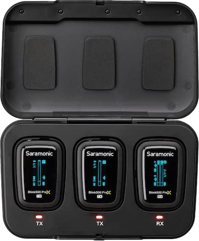 Saramonic Blink 500 ProX B2 2 Person Wireless 2.4GHz Clip On Saramonic Blink 500 ProX B2 2 Person Wireless 2.4GHz Clip On