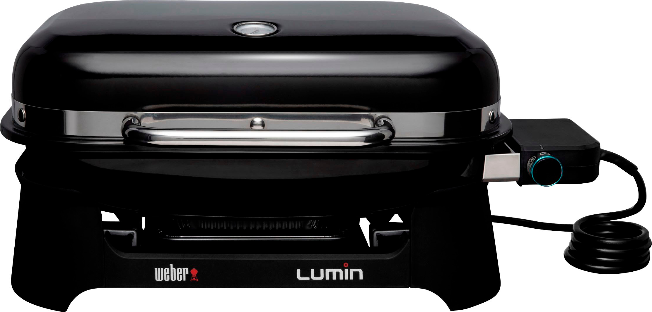 Angle View: Weber - Lumin Electric Grill - Black