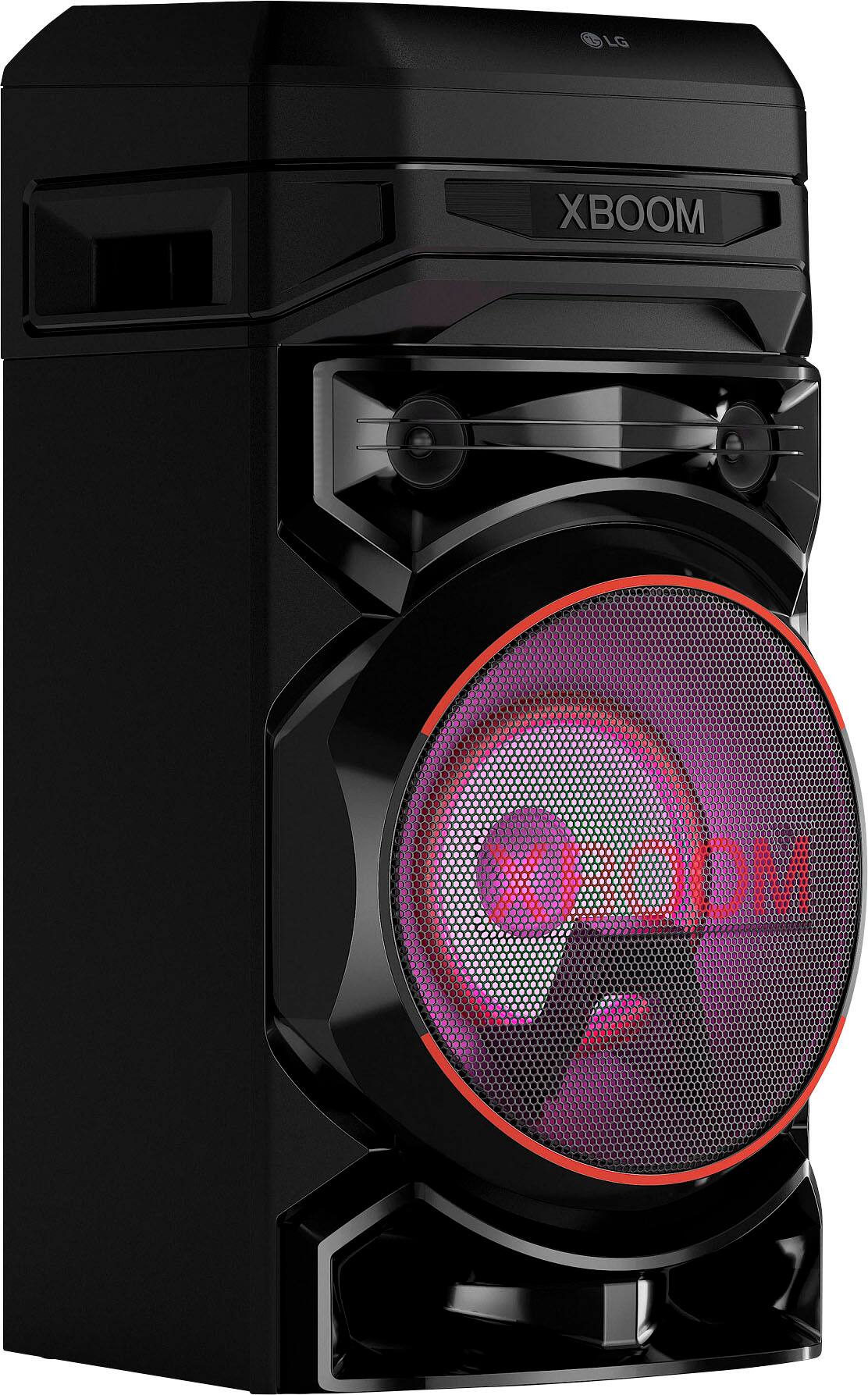 Angle. LG - XBOOM Audio System with Bluetooth® and Bass Blast - Black.