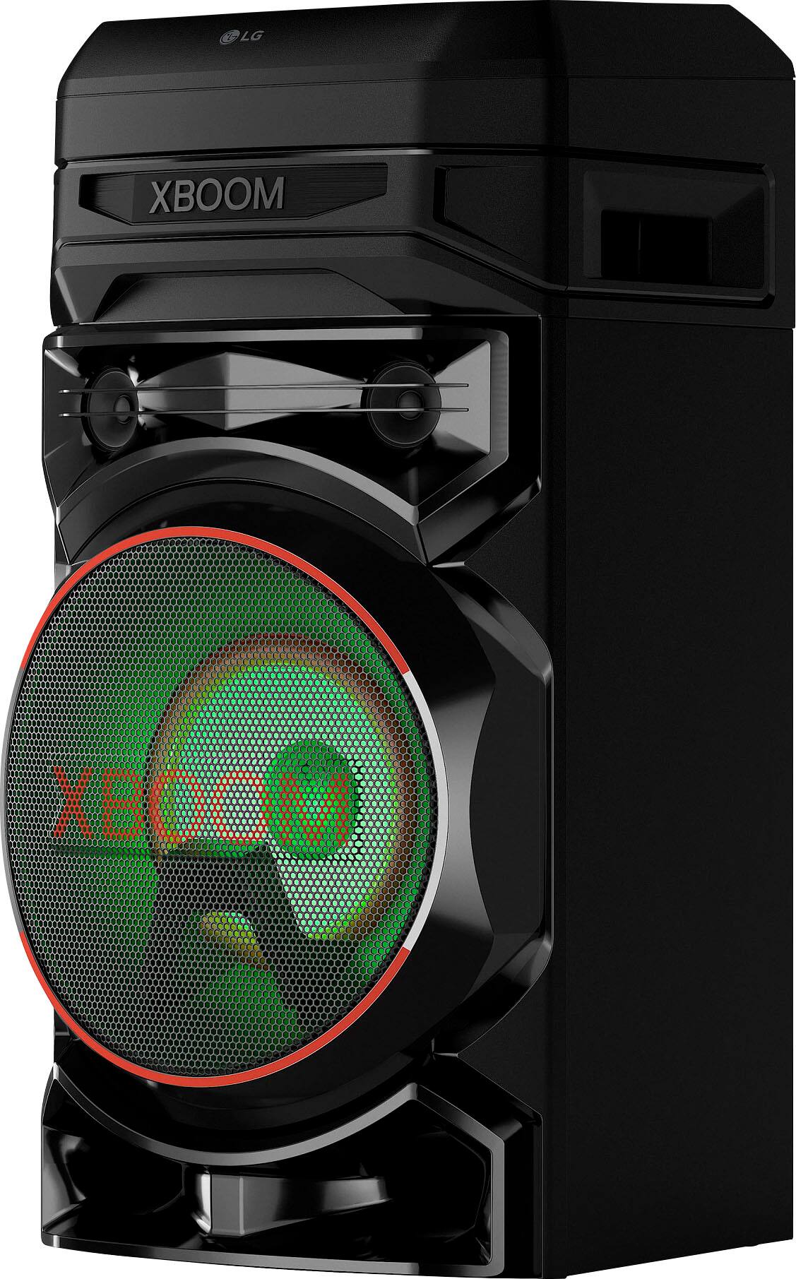 Left. LG - XBOOM Audio System with Bluetooth® and Bass Blast - Black.