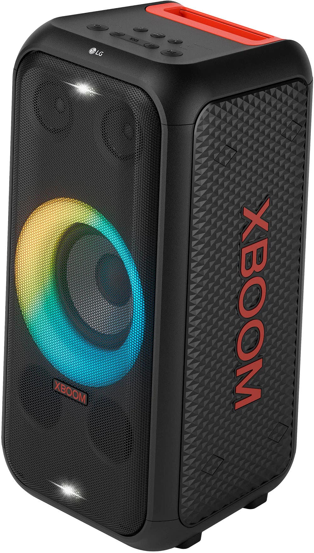 Angle. LG - XBOOM XL5 Portable Tower Party Speaker with LED Lighting - Black.